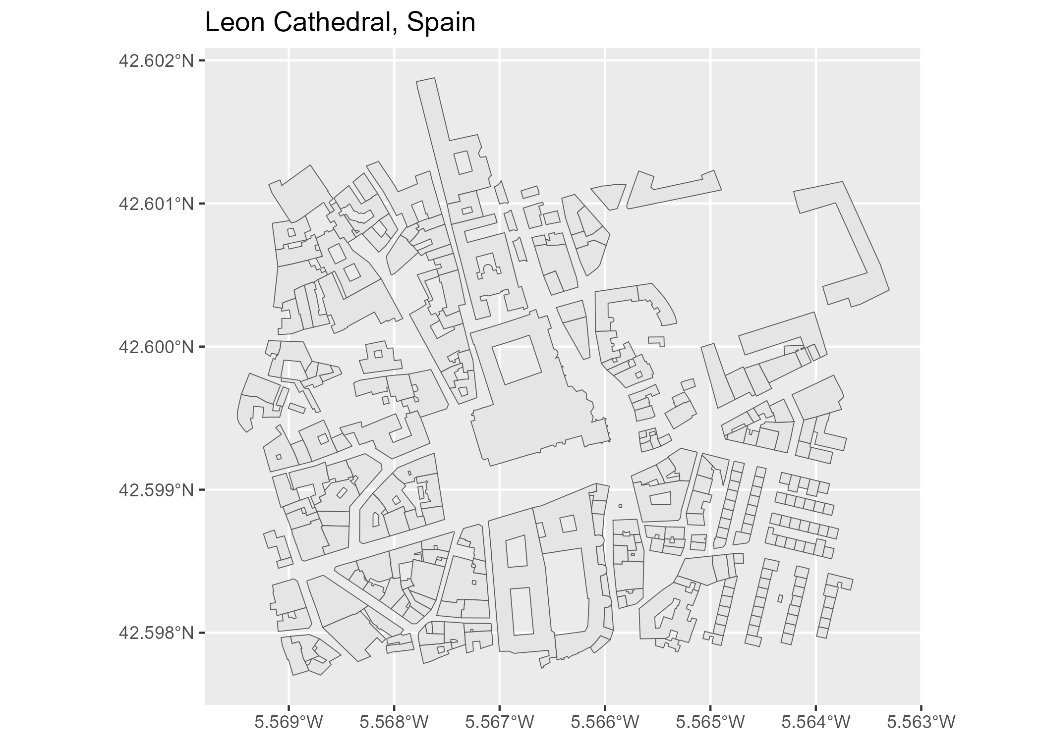 Extract Leon Cathedral with the WFS service